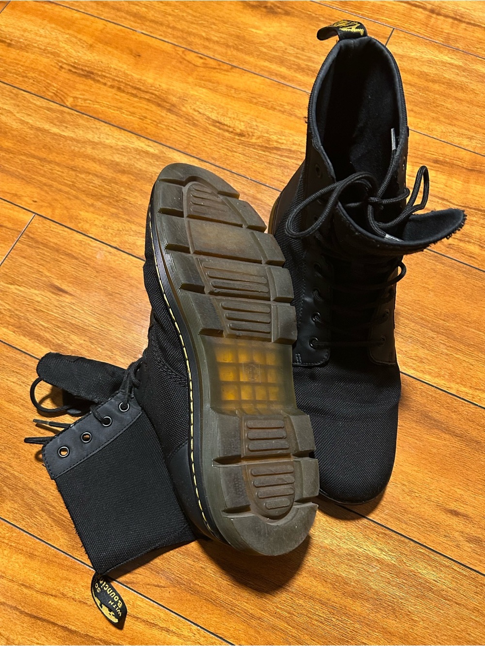 Dr. Martens Black Men's Combat Lace-Up Boots